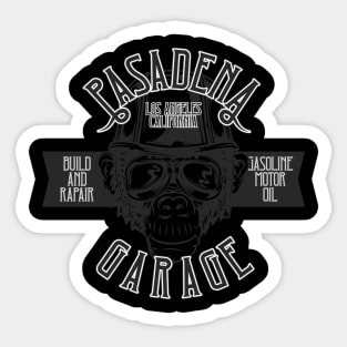 Build And Repair Pasadena Garage California Sticker